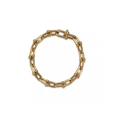TIFFANY HARDWEAR MEDIUM LINK BRACELET IN YELLOW GOLD 70881675